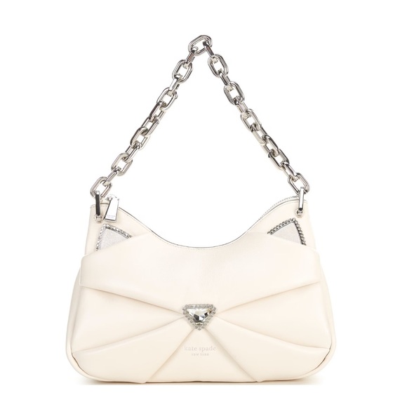 ♠️ Kate Spade Whiskers Cat 3D Shoulder Bag Parchment Multi NWT